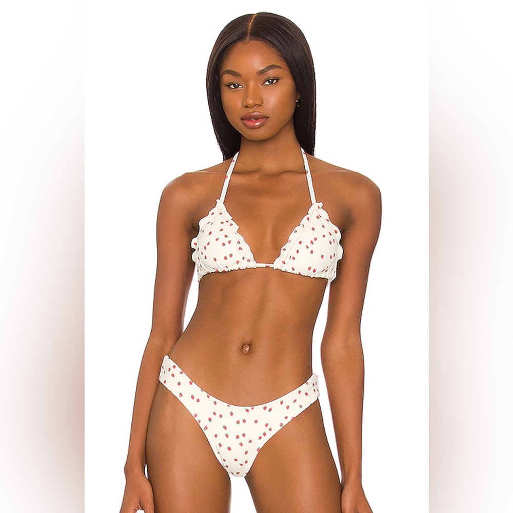 Frankie’s Bikinis x Gigi Hadid Tia Bikini Strawberries & Cream